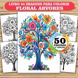 Jardim das �rvores 50 Imagens para Pintar segunda edi��o