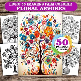 Jardim das �rvores 50 Imagens para Pintar quarta edi��o